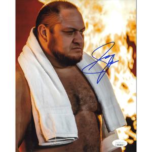 Samoa Joe Fire 8 x 10 Promo - JSA AUTOGRAPHED Comfortable Cheap Pice