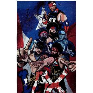 Santana & Ortiz LAX 11 x 17 Print - DUAL AUTOGRAPHED Official For Sale
