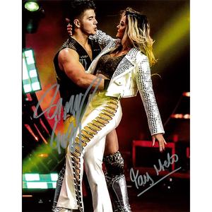 Sammy Guevara & Tay Melo Dip 8 x 10 Promo - DUAL Autographed Discount Authentic Online