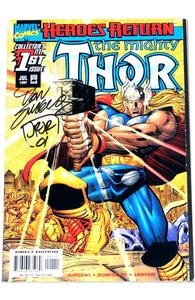 Thor #1 Sunburst Variant signed Dan Jurgens & John Romita Jr Buy Cheap Latest