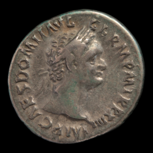 Rome, Emperor Domitian, Silver Denarius, Minerva Reverse - 94 CE - Roman Empire Free Shipping Exclusive