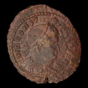 Rome, Emperor Constantine the Great, Bronze Coin, Sol Invictus Reverse - c. 307 to 318 CE - Roman Empire Ost Release Dates