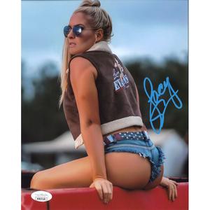 Lacey Evans Truck Bed 8 x 10 Promo - JSA AUTOGRAPHED Explore Online