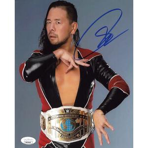 Shinsuke Nakamura White IC Title 8 x 10 Promo - JSA AUTOGRAPHED New Styles For Sale