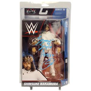Shinsuke Nakamura WWE Elite Series 96 Figure with Protector Case - JSA AUTOGRAPHED Sale Extremely