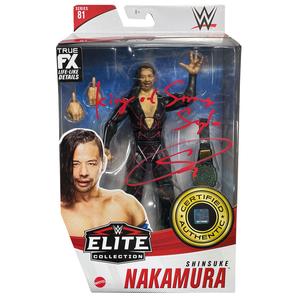Shinsuke Nakamura Series 81 WWE Elite Figure - Autographed Cheap Sale With Credit Card