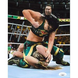 Shayna Baszler Ground and Pound 8 x 10 Promo - JSA AUTOGRAPHED Free Shipping Genuine
