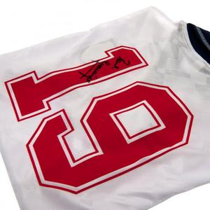 England 1990 Paul Gascoigne Signed Shirt Fake Cheap Online
