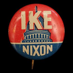 Dwight D. Eisenhower Presidential Campaign Pin (Ike Nixon) - 1952 to 1956 - United States Cheap Sale Many Kinds Of