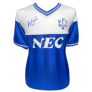 Gary Lineker Everton FC 1986 Signed Shirt Cheap Sale Popular