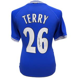 Chelsea FC 2000 John Terry Signed Shirt Free Shipping Wholesale Pice