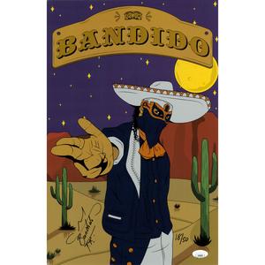 Bandido Numbered Art 11 x 17 Poster - JSA AUTOGRAPHED Best Sale For Sale