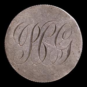 Victorian Era Love Token, Carved Onto U.S. Seated Liberty Dime - 1883 - United States of America Cheap View