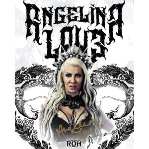 Angelina Love Queen 8 x 10 Promo - AUTOGRAPHED Clearance Genuine