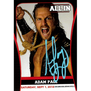 Adam Page All In Trading Card - Autographed Cheap Footlocker Finishline