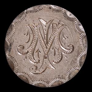 Victorian Era Love Token, Carved Onto U.S. Seated Liberty Dime - 1887 - United States of America Visit Online