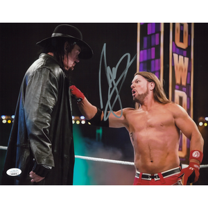 AJ Styles Super ShowDown 11 x 14 Poster - JSA AUTOGRAPHED Footlocker Finishline Online