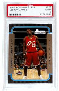 2003 Bowmen Lebron James Rookie PSA 9 Sale Shop Offer