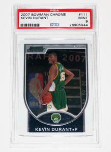 2007 Bowman Chrome Kevin Durant Rookie PSA 9 Cheap Low Pice Fee Shipping