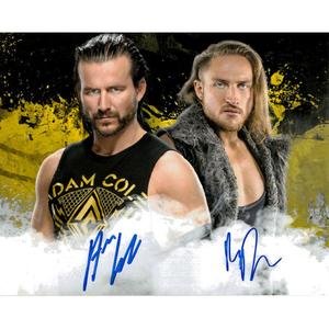 Adam Cole and Pete Dunne Promo - DUAL AUTOGRAPHED Cheap Sale Big Sale
