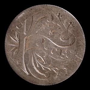 Victorian Era Love Token, Carved Onto U.S. Seated Liberty Dime - 1887 - United States of America Free Shipping Get Authentic