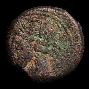 Zeugitana, City of Carthage, Bronze Coin with Tanit - c. 300 to 264 BC - Greek World Free Shipping For Sale