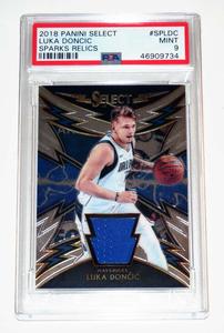 2018 Panini Select Sparks Relic Rookie Luka Doncic PSA 9 Perfect Cheap Online