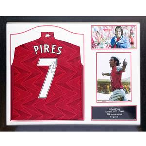 Arsenal FC Robert Pires Signed Shirt (Framed) Free Shipping Footlocker Finishline
