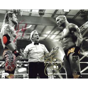 Edge vs Randy Orton GWME Spotlight 11 x 14 Poster - JSA DUAL AUTOGRAPHED Cheap Sale Enjoy
