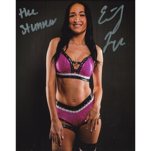 Emily Jaye Pink Gear 8 x 10 Promo - AUTOGRAPHED Sale Genuine