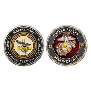 MCCES (Marine Corps Communications Electronics School) Challenge Coin Outlet Top Quality