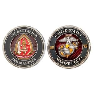 1st Battalion 2nd Marines Challenge Coin Best Wholesale Online