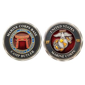 Marine Corps Base Okinawa Coin Challenge Coin Outlet View