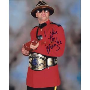 The Mountie IC Title 8 x 10 Promo - AUTOGRAPHED Outlet Pices