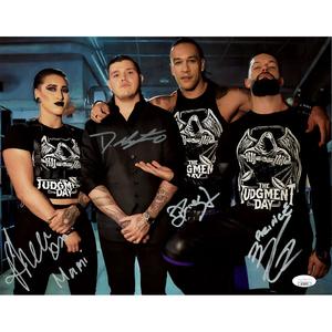 The Judgement Day Backstage 11 x 14 Poster - JSA QUAD AUTOGRAPHED Cheapest Pice For Sale