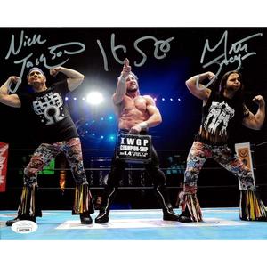 The Elite In Ring Suitcase Pose 8 x 10 Promo - JSA TRIPLE AUTOGRAPHED Discount 2025 New