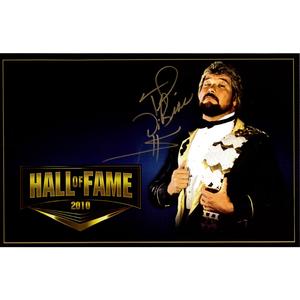 Ted DiBiase Hall of Fame 11 x 17 Poster - AUTOGRAPHED Clearance Amazing Pice