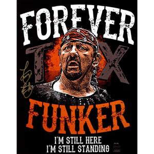 Terry Funk 11x14 Print - JSA AUTOGRAPHED For Sale Sale Online