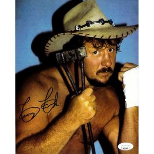 Terry Funk Branding Iron 8 x 10 Promo - JSA AUTOGRAPHED Shop For Online