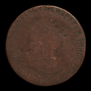 Britain, "Lloyd's Weekly Newspaper" Token - 1797 - British Empire Wide Range Of Sale Online