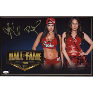 The Bella Twins Hall of Fame 11 x 17 Poster - JSA DUAL AUTOGRAPHED Find Great For Sale
