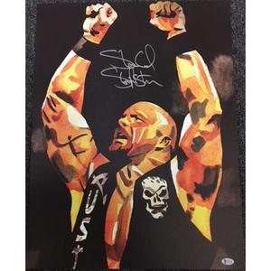 Stone Cold Steve Austin 18x24 Print - AUTOGRAPHED Sale Professional