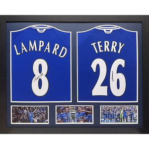 Frank Lampard and John Terry Chelsea FC Signed Shirts (Dual Framed) Clearance 2025 Unisex