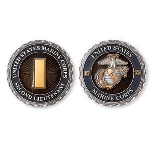 USMC Second Lieutenant Rank Challenge Coin Cheap Pice