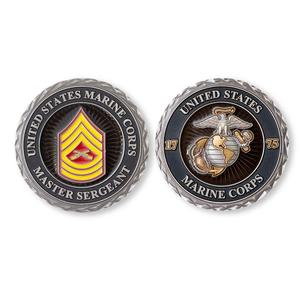 USMC Master Sergeant Rank Challenge Coin Visit Cheap Pice