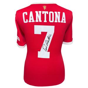 Manchester United FC Eric Cantona Signed Shirt Cheapest For Sale