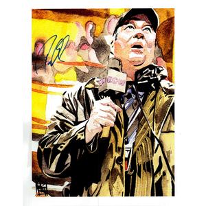 Paul Heyman Schamberger 11 x 14 Poster - AUTOGRAPHED Extremely For Sale