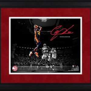 Fanatics Clint Capela Hawks Facsimile Signature Framed Spotlight Photograph Discount Recommend
