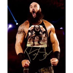 Braun Strowman Promo - AUTOGRAPHED With Mastercard Cheap Pice