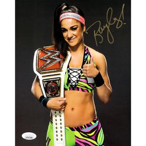 Bayley Raw Title Shoulder 8 x 10 Promo - JSA AUTOGRAPHED Cheap Low Shipping